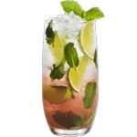 Raspberry Mojito Mocktail 